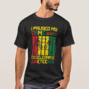 Search for i paused my game tshirts Black