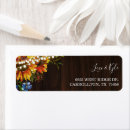 Search for string lights return address labels Sunflower