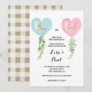 Search for valentine baby reveal invitations He or she