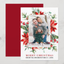 Search for red poinsettia christmas cards Elegant