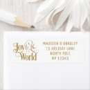 Search for world return address labels Typography