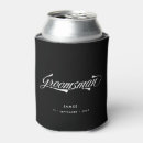 Search for groomsmen can coolers Black and white