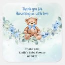 Search for blue floral wreath stickers Teddy bear