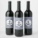 Search for navy blue wine labels Blue and white