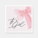 Search for its a girl napkins Gender reveal