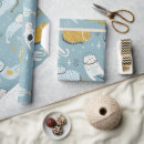 Search for space cat wrapping paper Cute
