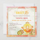 Search for princess carriage sweet 16 invitations Royal