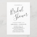 Search for typography bridal shower invitations Script
