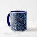 Search for abstract blue mugs Waves