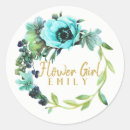 Search for teal flower stickers Modern