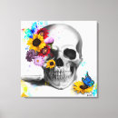 Search for sugar skull canvas prints Halloween