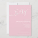 Search for letter birthday invitations Pink