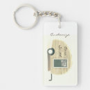 Search for vintage travel rectangular key rings Road trip