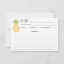 Search for tropical recipe cards Bridal shower