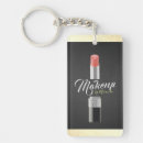 Search for lipstick rectangular key rings Makeup artist