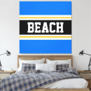 Search for beach canvas prints Black