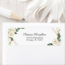 Search for beautiful flower return address labels Bridal shower