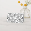 Search for damask place cards Vintage