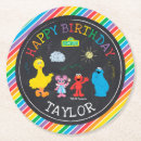 Search for rainbow coasters party supplies Sesame street
