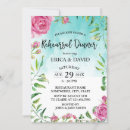 Search for turquoise rehearsal dinner invitations Floral