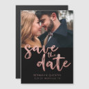 Search for gold foil save the date magnets Engagement