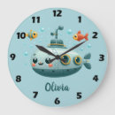 Search for nautical nursery clocks Whimsical