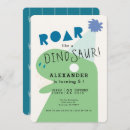 Search for tyrannosaurus rex birthday invitations Roar