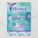 Search for mermaid baby shower invitations Under the sea