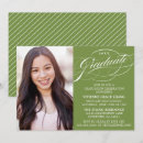 Search for traditional graduation invitations Stripes
