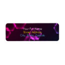 Search for bokeh return address labels Purple