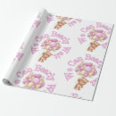 Search for baby bear wrapping paper Girl baby shower