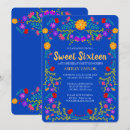 Search for royal sweet 16 invitations Floral