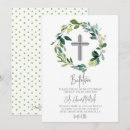 Search for wreath christening invitations Catholic