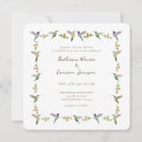 Search for hummingbird wedding invitations Whimsical
