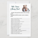 Search for printable games Baby shower activity