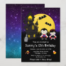Search for vampire birthday invitations Trick or treat