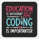 Search for education is important stickers Funny