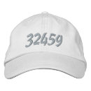 Search for code embroidered hats Area