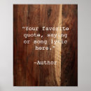 Search for wood wall posters Quote