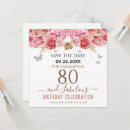 Search for 80 square invitations Floral