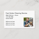 Search for gutter cleaning business cards Cleaner