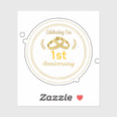 Search for 1st anniversary stickers Couple
