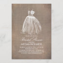 Search for burlap bridal shower invitations Vintage