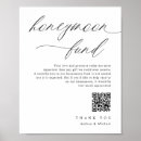 Search for honeymoon fund wedding signs Black and white