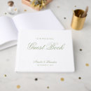 Search for sage green wedding guest books Modern minimalist