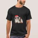 Search for shih tzu christmas tshirts Santa