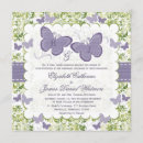 Search for purple butterfly wedding invitations Pretty