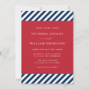 Search for red white and blue wedding invitations Modern