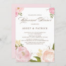 Search for romantic rehearsal dinner invitations Floral