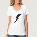Search for black lightning bolt tshirts White